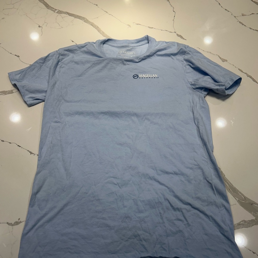 Magellan Outdoors Men's Light Blue T-Shirt